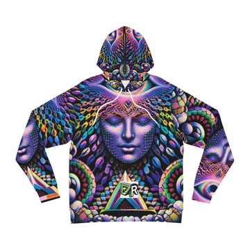 Psychedelic Third Eye Hoodie — Vibrant Spiritual All-Over Print
